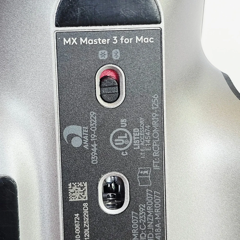 Logitech MX Master 3 for Mac Wireless Mouse Space Gray Bluetooth Ergonomic 2230